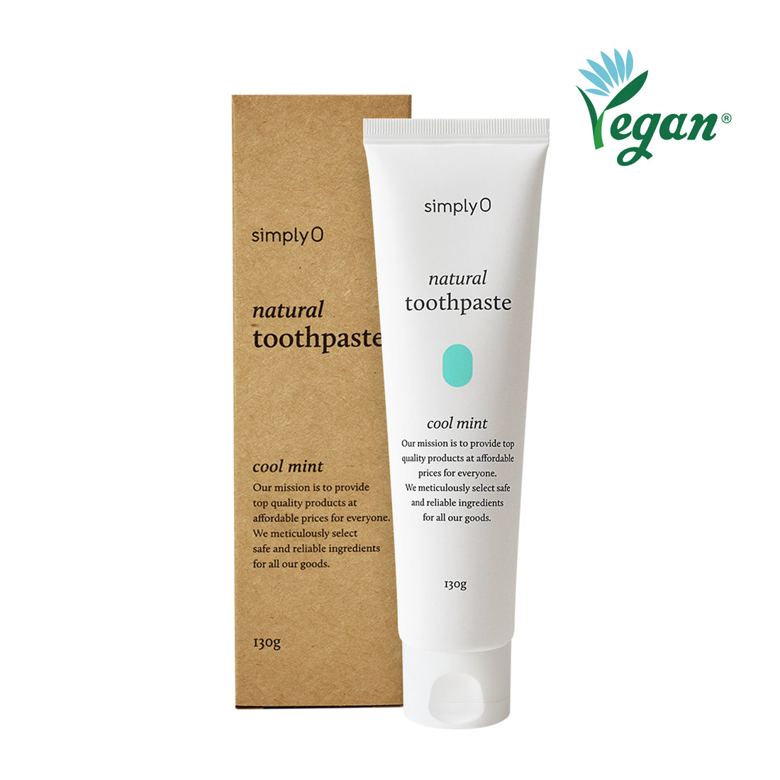 Natural toothpaste 130g - Bvoy Beauty