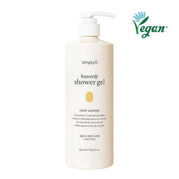 Heavenly shower gel 500g  (sweet coconut) - Bvoy Beauty