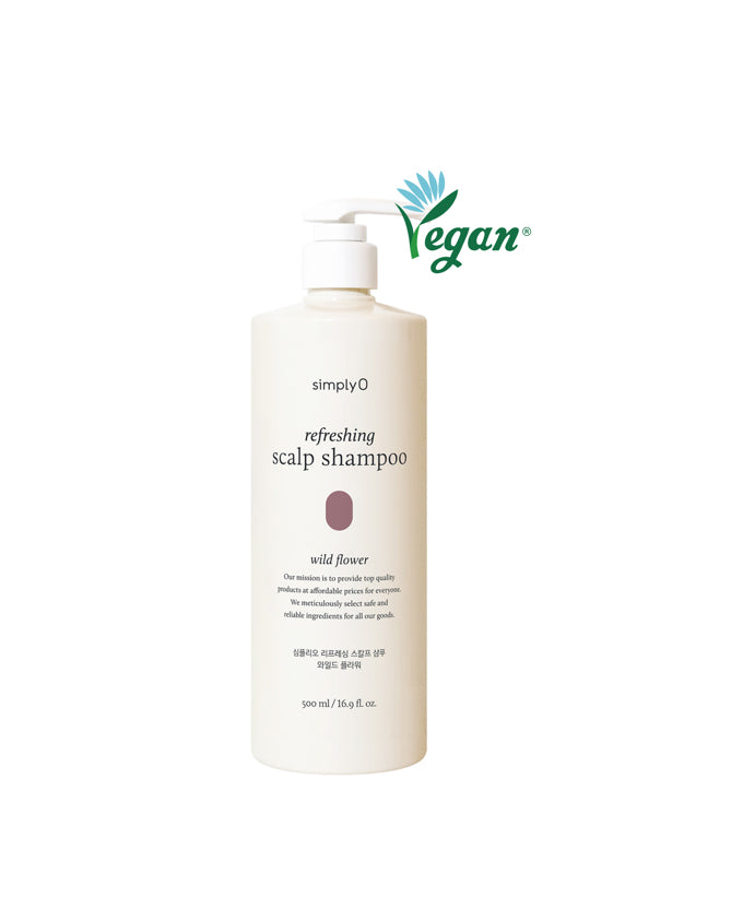 Refreshing scalp shampoo 500g  (wild flower) - Bvoy Beauty